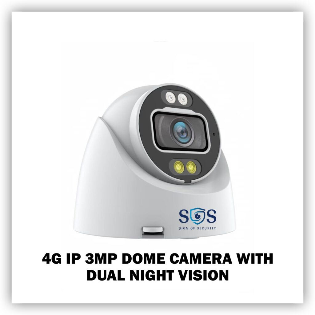 4G 1P 3MP DOME CAMERA WITH DUAL NIGHT VISION