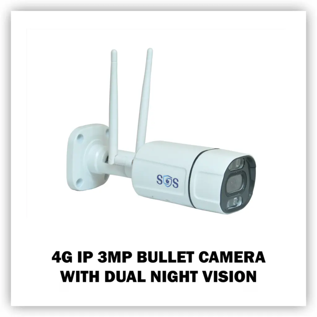 4G IP 3MP BULLET CAMERA WITH DUAL NIGHT VISION