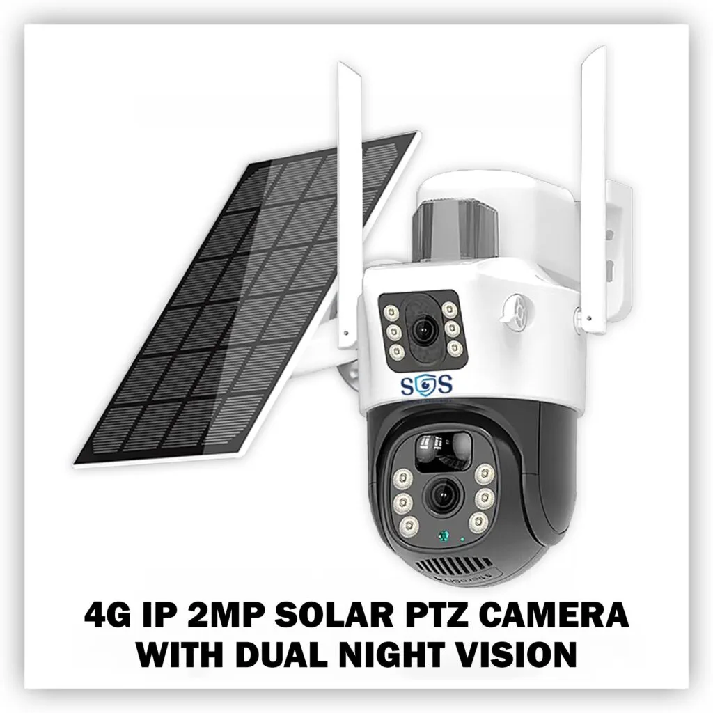 4G 2MP SOLAR PTZ CAMERA WITH DUAL NIGHT VISION